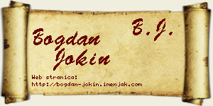 Bogdan Jokin vizit kartica